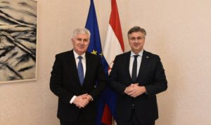 Čović se sastao s Plenkovićem: Hrvatska želi dobre odnose s BiH