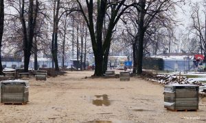 Radovi u banjalučkom parku Mladen Stojanović: Rekonstruiše se stara staza FOTO