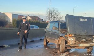 Uviđaj u toku: Saobraćajna nezgoda u Trnu FOTO
