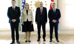Dočekao ih Erdogan: Članovi Predsjedništva BiH stigli u Tursku