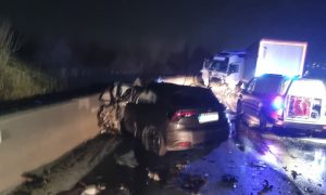 Vozilo smrskano: Dobojlija poginuo u stravičnom sudaru FOTO