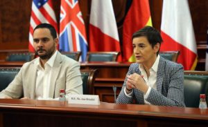 Brnabićeva sa ambasadorima Kvinte: Beograd insistira na formiranju ZSO