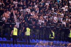 Pljunuo sudiju: Partizan doživotno zabranio navijaču ulazak na utakmice
