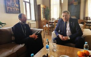 Dodik sa episkopom Dimitrijem: Saradnja institucija Srpske i SPC na zavidnom nivou