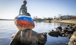 Incident u Kopenhagenu: Čuvena statua “Male sirene” u bojama ruske zastave