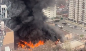 Požar nakon eksplozije! Gori zgrada ruske Federalne službe bezbjednosti, ima žrtava VIDEO