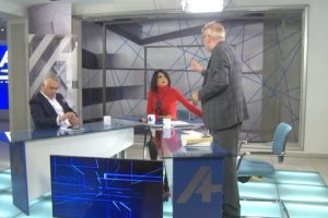 Haos u emisiji pred izbore: Vrijeđao voditeljku i urlao da Đukanović mora da pobijedi VIDEO