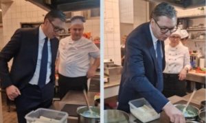 Vučić provjeravao šta se kuva: Poslije se pitam što sam debeo VIDEO
