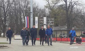 Poslastica za ljubitelje tenisa: Predsjednik obišao gradilište za “Srpska open” VIDEO/FOTO