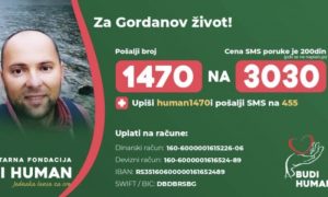 Pomoć za Gordana Savića: U humanitarnoj akciji prikupljeno 6.500 KM