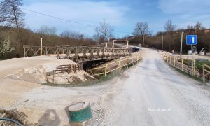 Završena montaža: Saobraćaj u Motikama preusmjeren na privremeni most, počelo rušenje starog