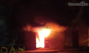 Gorjela vikendica na Vlašiću: Borba sa vatrom trajala više od četiri sata VIDEO