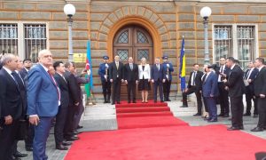 Predsjednik Azerbejdžana stigao u Sarajevo: Alijev dočekan uz vojne počasti VIDEO