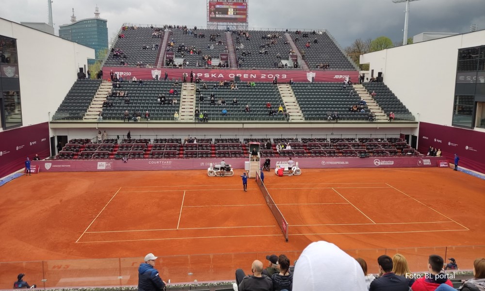 Kiša se smilovala, turnir počeo: Đere i Safiulin ukrstili rekete u Banjaluci