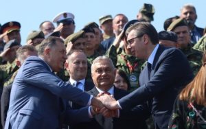 Dodik u Batajnici: Vojska Srbije modernizovana i spremna da brani naš narod FOTO