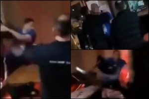 Jeziv snimak kafanske tuče: Lomili mu stolice od glavu, ljekari mu se bore za život UZNEMIRUJUĆI VIDEO