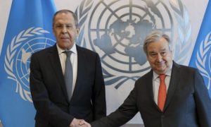 Sastanak u Njujorku: Lavrov i Gutereš razgovarali o Ukrajini i realizaciji prehrambenog sporazuma