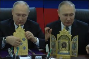 Otkupljena iz privatne kolekcije: Peskov otkrio detalje o ikoni čije je kopije Putin poklonio ruskoj vojsci