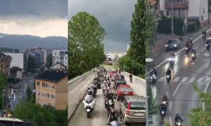 Kiša im nije mogla ništa: Bajkeri prodefilovali Banjalukom VIDEO