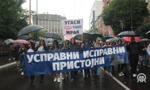 Novo okupljanje idućeg petka: Završen protest protiv nasilja u Beogradu VIDEO