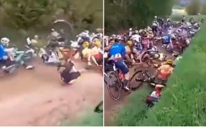 Velika nesreća na trci: Povrijeđeno pet biciklista, za sve kriv farmer VIDEO
