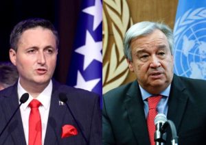Bećirović tvrdi: Predsjedništvo nije donijelo zvaničan stav o odlasku Cvijanovićeve u UN