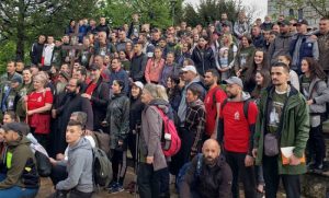 Put vjere nakon molitve i blagoslova: Iz Bileće do Ostroga krenulo oko 220 hodočasnika
