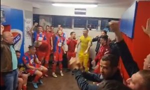 Fudbaleri Borca proslavili pobjedu protiv Sarajeva: “Proradila Borčeva mašina” VIDEO