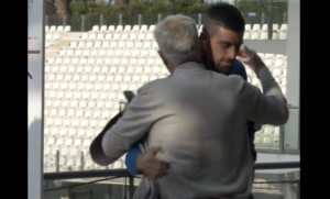 Trener kao specijalni gost! Dirljiv susret Novaka Đokovića i Murinja u Rimu VIDEO