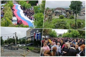 Građani pred opštinom Zubin Potok: Nelegalni načelnik odustao od nasilnog ulaska