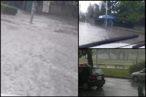 Nevrijeme u Srbiji: Obilna kiša izazvala nove poplave, ulice pod vodom VIDEO