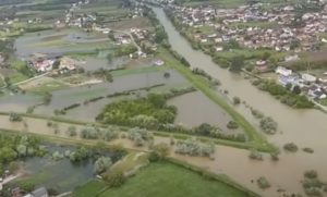 Poplave izazvale haos: Pogledajte kako izgledaju najugroženija područja iz vazduha VIDEO