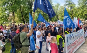 Mišićeva na protestima poručila: Postoje dvije opcije – da se dogovorimo ili smo spremni da otmemo