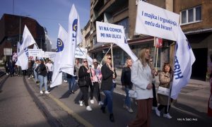 Protest Sindikata radnika trgovine: Zaslužujemo veće plate