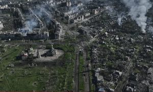 Grad u potpunosti razoren: Evo kako sada izgleda Bahmut iz vazduha FOTO