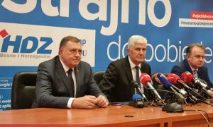 Dodik, Čović i Nikšić na sastanku u Mostaru: Bez SDA je sve lakše