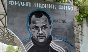 Na stadionu “Sutjeske” oslikan mural: Sjećanje na pokojnog fudbalera i trenera
