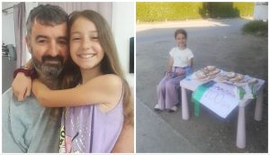 Dirljiva priča o ljubavi kćerke prema ocu oduševila region: Malena Nina prodaje krofne da pomogne liječenje tate