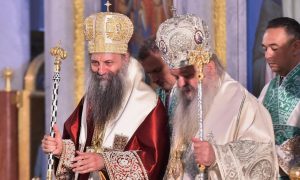 Patrijarhu uručen Orden Svetog Klimenta: Porfirije služio liturgiju u Ohridu