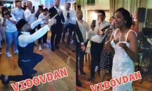 Udala se za Srbina: Afroamerikanka na svadbi zapjevala “Vidovdan” VIDEO