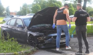 Policija istražuje incident: Planuo BMW sudije, pronađeni kanisteri