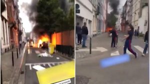 Neredi u Briselu: Policija i vatrogasci na nogama VIDEO