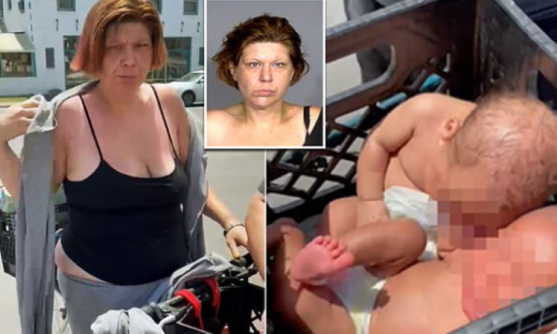 Srceparajući prizor! Majka uplakane dvomjesečne blizance vozi u gajbici na biciklu