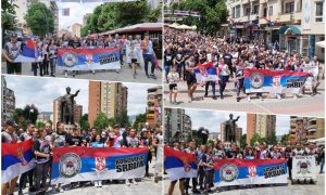 Srbi protestuju zbog hapšenja Milenkovića: Sjevernom Mitrovicom se ori “Vratite nam trenera”