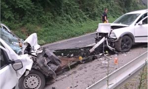 Direktan sudar! Saobraćajka na magistralnom putu Banjaluka-Teslić