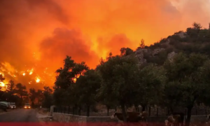Širi se gust dim, evakuacija u toku: Veliki požar u omiljenom ljetovalištu VIDEO