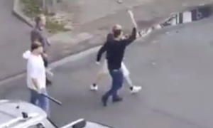 Brutalan obračun dvije porodice: Povici, psovke, tuča i crni BMW VIDEO
