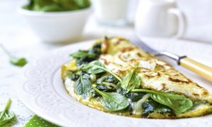 Doručak uz koji ćete smršati: Brzi omlet sa špinatom