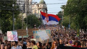 U toku deveti protest “Srbija protiv nasilja”