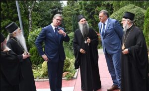 Sastanak od nacionalnog značaja za srpski narod: Vučić se sastaje sa patrijarhom Porfirijem i Dodikom